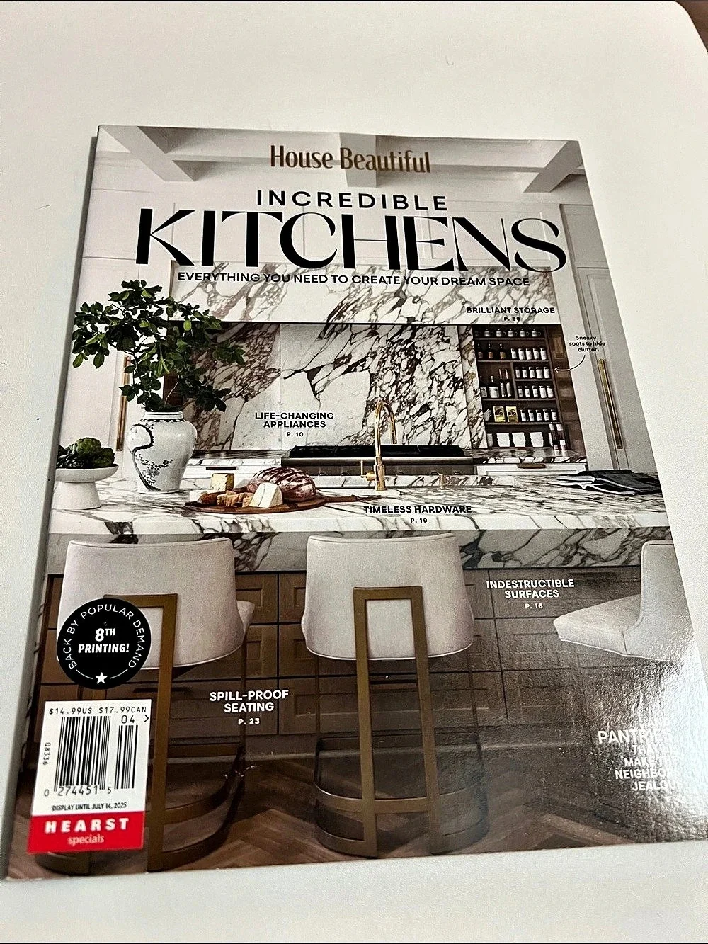 House Beautiful Incredible Kitchens & Baths Special Issues 2 issues 2025 new